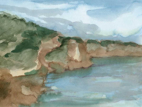 Watercolour Sketchbook VII White Modern Wood Framed Art Print with Double Matting by Harper, Ethan