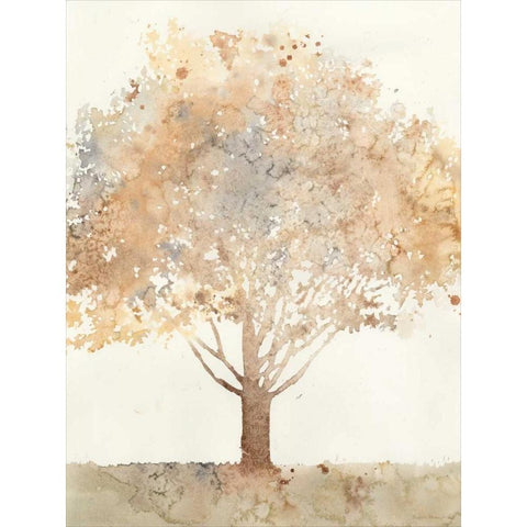 Chloes Tree I Black Modern Wood Framed Art Print by Meagher, Megan