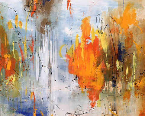 Sundowners White Modern Wood Framed Art Print with Double Matting by Schicker, Joshua