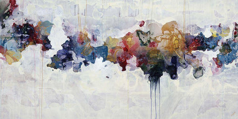 Odd Water Black Ornate Wood Framed Art Print with Double Matting by Taylor, Kari