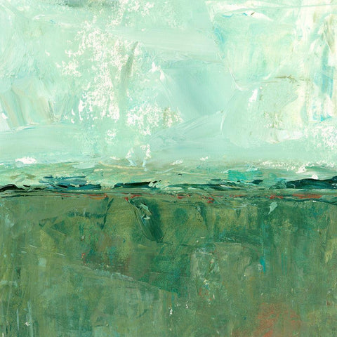 Vista Impression I Black Modern Wood Framed Art Print with Double Matting by Harper, Ethan