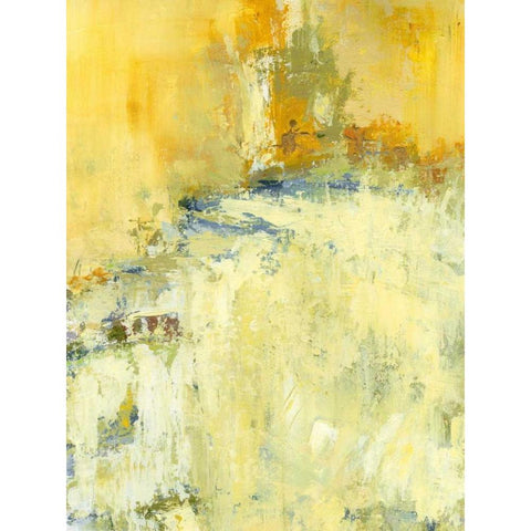 Among the Yellows II Black Modern Wood Framed Art Print with Double Matting by Bothne, Janet