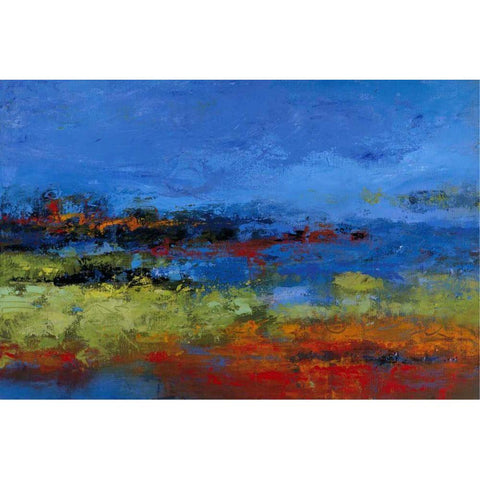 Thicker than Water II Black Modern Wood Framed Art Print with Double Matting by Bothne, Janet