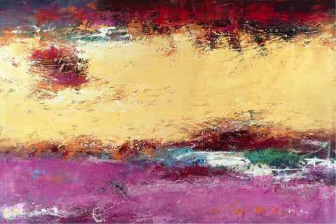 A Bridge to Joy White Modern Wood Framed Art Print with Double Matting by Bothne, Janet