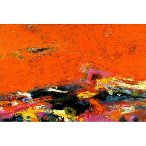 Jubilation White Modern Wood Framed Art Print by Bothne, Janet