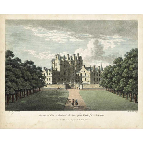 Watts Views II White Modern Wood Framed Art Print by Watts, W.