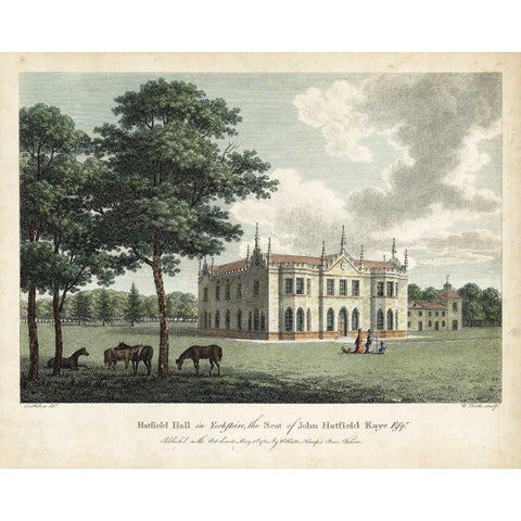 Watts Views III Black Modern Wood Framed Art Print by Watts, W.