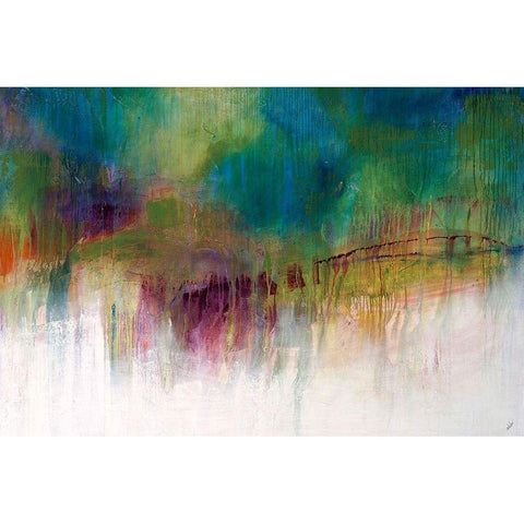 Efflorence Spring White Modern Wood Framed Art Print by Schicker, Joshua