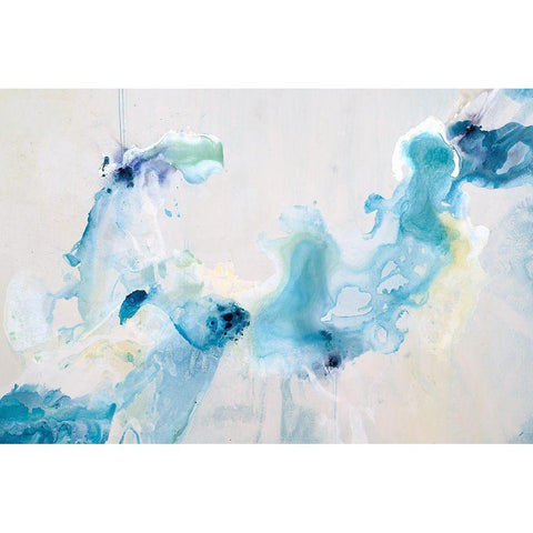 Gentle Breeze Black Modern Wood Framed Art Print with Double Matting by Taylor, Kari