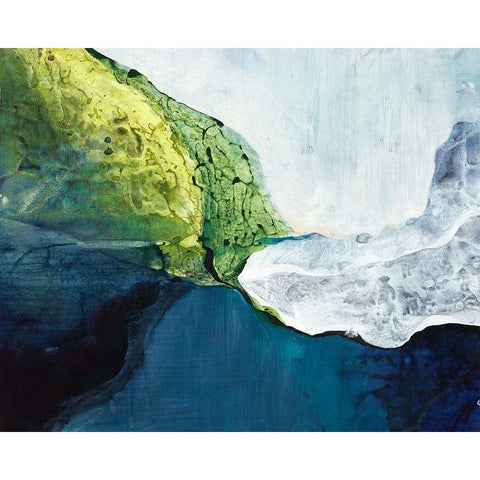 Earthy Collision Black Modern Wood Framed Art Print by Taylor, Kari