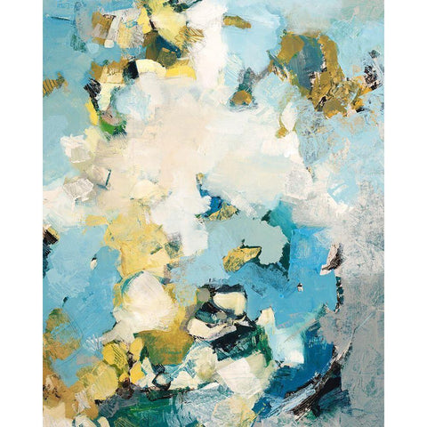 Put On Blast White Modern Wood Framed Art Print by Taylor, Kari