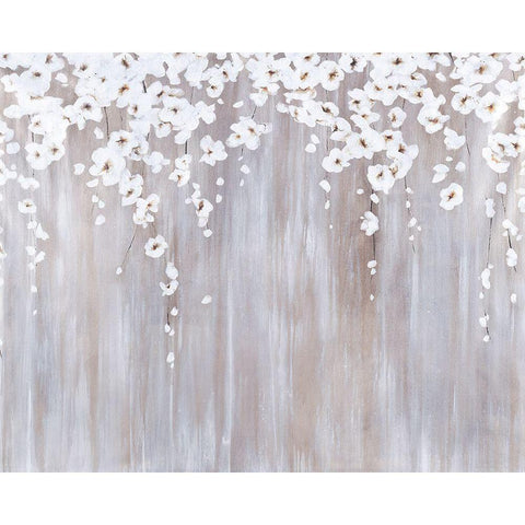 White Cherries Black Modern Wood Framed Art Print with Double Matting by Edmunds, Sydney