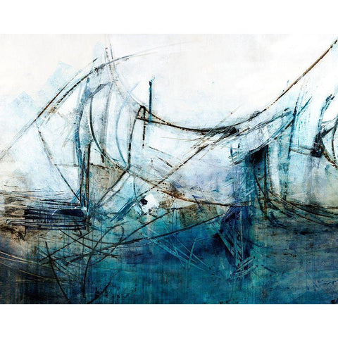 Enduring Black Modern Wood Framed Art Print with Double Matting by Taylor, Kari