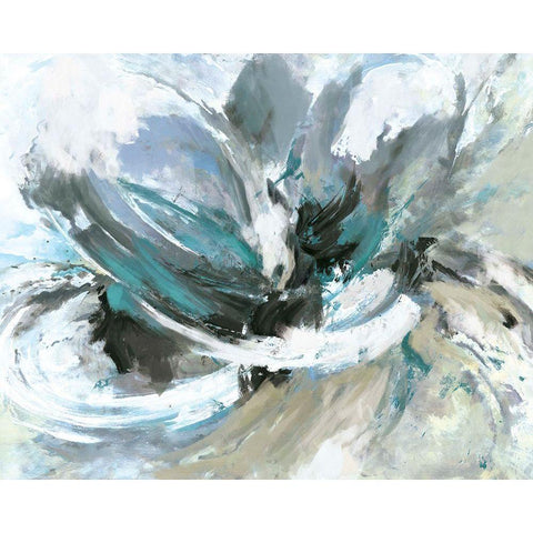 The Dance Black Modern Wood Framed Art Print with Double Matting by Circle Art Group