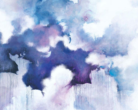 Acquiesce Black Ornate Wood Framed Art Print with Double Matting by Circle Art Group