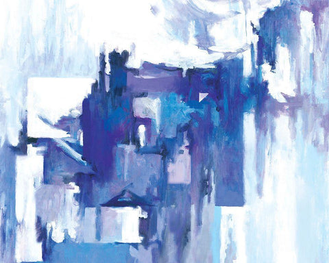 City Walk Black Ornate Wood Framed Art Print with Double Matting by Circle Art Group