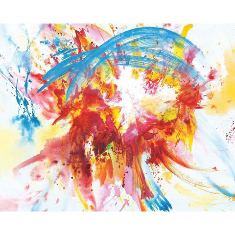 Summer Days Black Modern Wood Framed Art Print with Double Matting by Circle Art Group