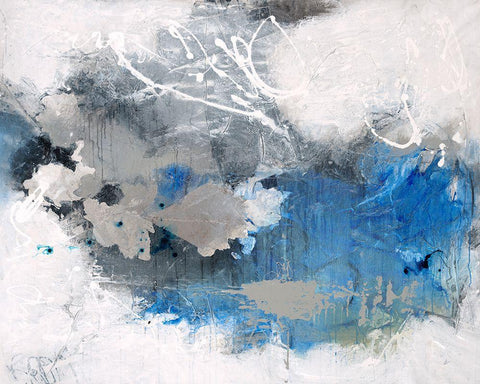 Stomping Ground White Modern Wood Framed Art Print with Double Matting by Schicker, Joshua