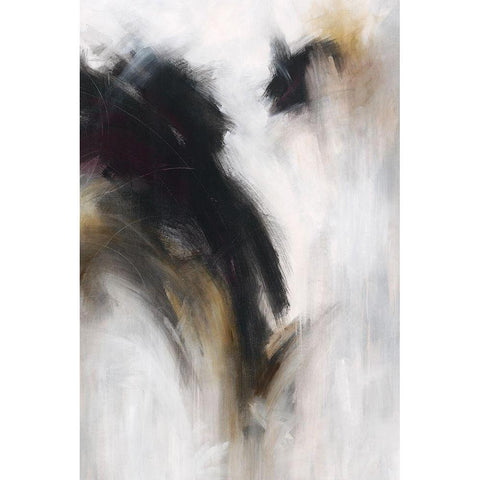 Neutral Sway Black Modern Wood Framed Art Print with Double Matting by Drotar, Rikki