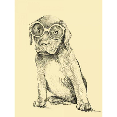 Lucky White Modern Wood Framed Art Print by Meagher, Megan