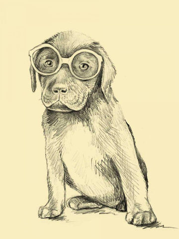 Lucky Black Ornate Wood Framed Art Print with Double Matting by Meagher, Megan