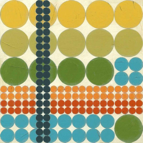 Arcade I Black Modern Wood Framed Art Print with Double Matting by Vess, June Erica