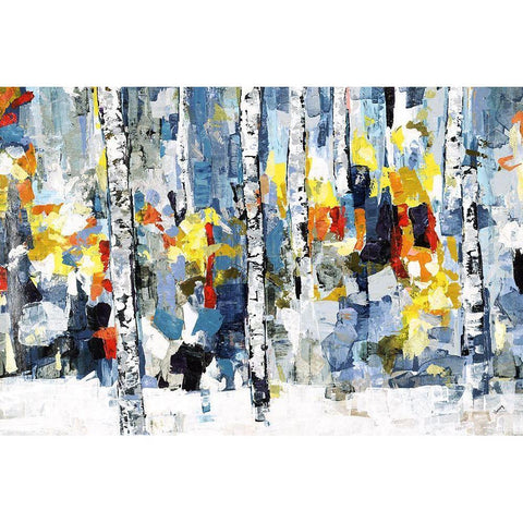 Natures Chorus Black Modern Wood Framed Art Print by Henry, Alexys