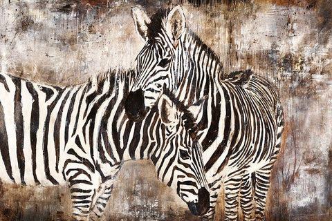 Bonded And Banded Black Ornate Wood Framed Art Print with Double Matting by Maas, Jodi