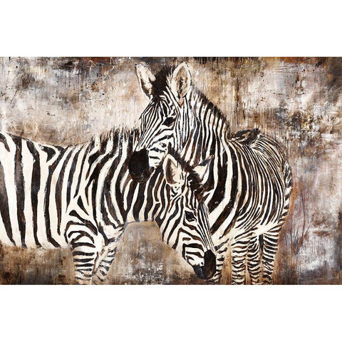 Bonded And Banded Black Modern Wood Framed Art Print by Maas, Jodi