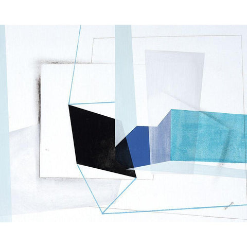 Mixtape I White Modern Wood Framed Art Print by Edmunds, Sydney