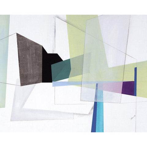 Mixtape IV White Modern Wood Framed Art Print by Edmunds, Sydney