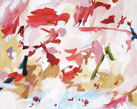 Pixies Breath Black Ornate Wood Framed Art Print with Double Matting by Schicker, Joshua