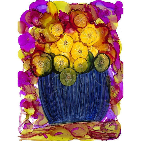 Venetian Golds II Gold Ornate Wood Framed Art Print with Double Matting by Baynes, Cheryl