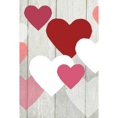 DIY Love Collection F Gold Ornate Wood Framed Art Print with Double Matting by Vision Studio