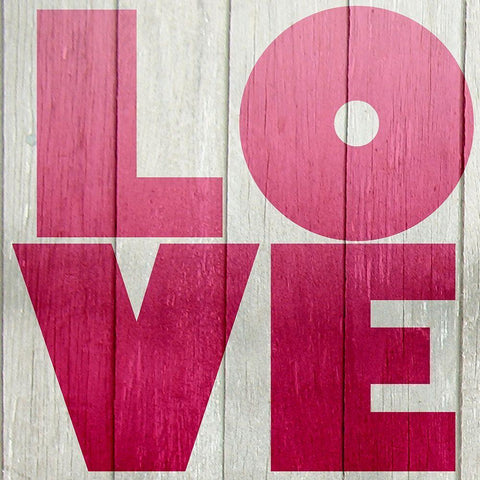 DIY Love Collection G Black Modern Wood Framed Art Print by Vision Studio
