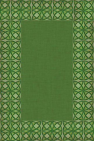 St. Pattys Collection E White Modern Wood Framed Art Print with Double Matting by Vision Studio