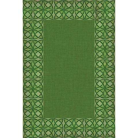 St. Pattys Collection E Black Modern Wood Framed Art Print with Double Matting by Vision Studio