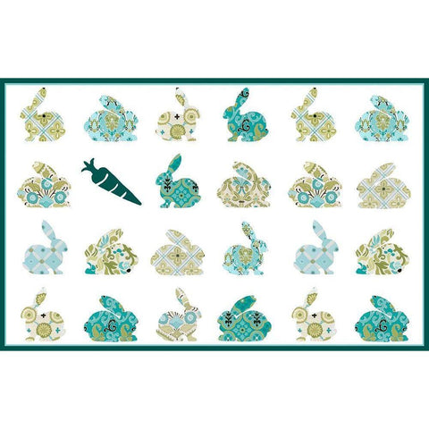 Decorative Easter Collection A Gold Ornate Wood Framed Art Print with Double Matting by Vision Studio