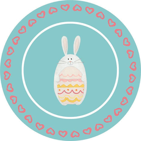 Easter Sweeties Collection E Gold Ornate Wood Framed Art Print with Double Matting by Vess, June Erica