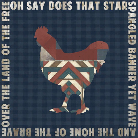 Fourth on the Farm Collection H White Modern Wood Framed Art Print by Studio W