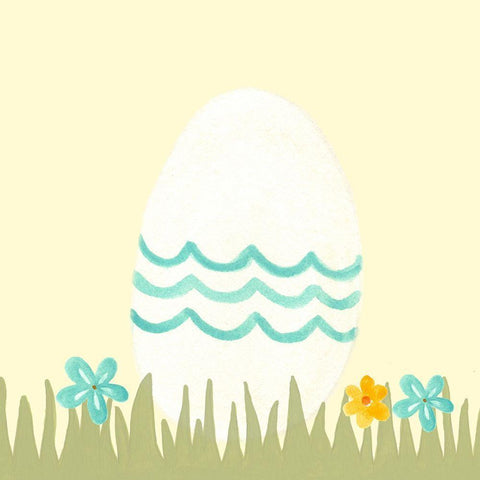 Sweet Easter Collection E Gold Ornate Wood Framed Art Print with Double Matting by Vess, June Erica