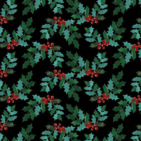 Cut Wreath Christmas Collection H White Modern Wood Framed Art Print with Double Matting by Moore, Regina