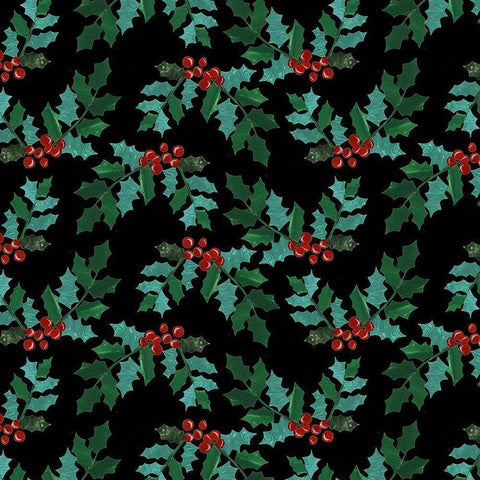 Cut Wreath Christmas Collection H Gold Ornate Wood Framed Art Print with Double Matting by Moore, Regina