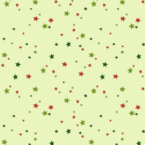 Harlequin Christmas Collection H White Modern Wood Framed Art Print with Double Matting by Eisner, Viv