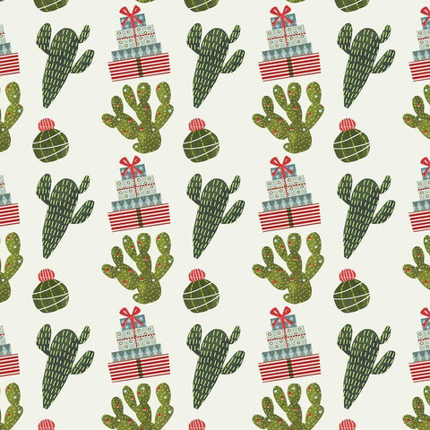 Holiday Llama Collection F White Modern Wood Framed Art Print by Borges, Victoria