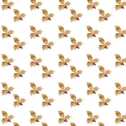 Red Bird Christmas Collection F Black Ornate Wood Framed Art Print with Double Matting by Studio W