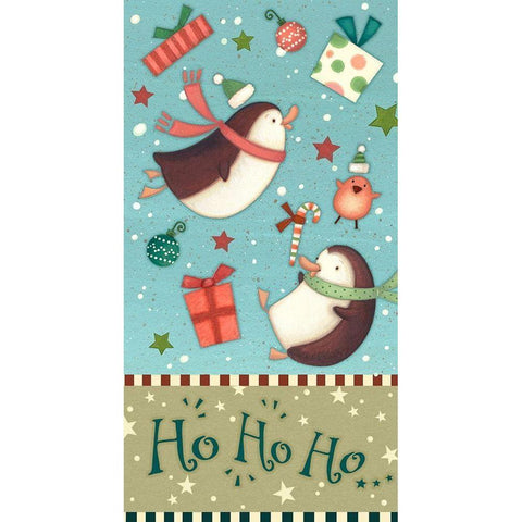 Sledding Snowmen Collection B Black Modern Wood Framed Art Print with Double Matting by Eisner, Viv