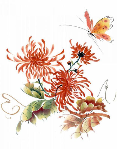 Summer Rapture IV White Modern Wood Framed Art Print with Double Matting by Parker, Nan Rae