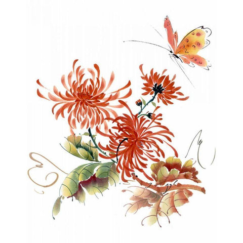 Summer Rapture IV Gold Ornate Wood Framed Art Print with Double Matting by Parker, Nan Rae