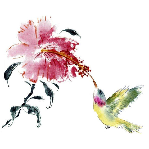 A Perfect Pairing Gold Ornate Wood Framed Art Print with Double Matting by Parker, Nan Rae